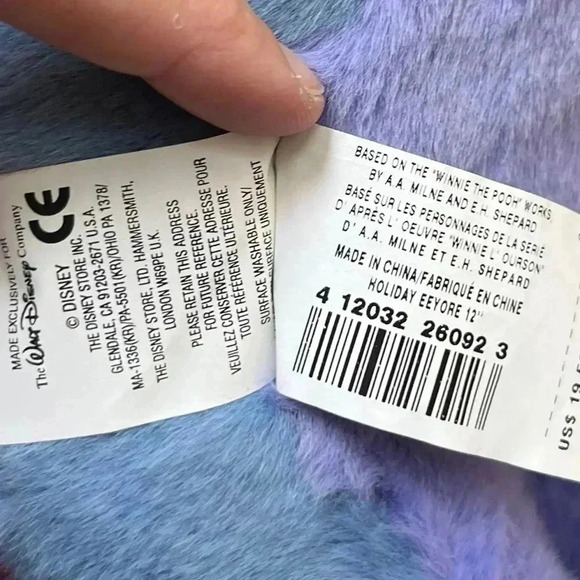 DISNEY Eeyore Santa Helpers NWT 10” - Picture 7 of 11